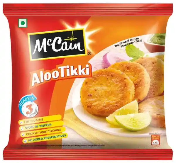 McCain Aloo Tikki, 400 g Pouch